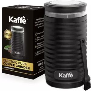 청소 브러시가 포함된 카페 전기 커피 원두 그라인더 - 간편한 켜기/끄기 에스프레소 허브 향신료 씨앗
