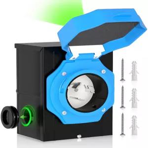 Marsflex 50암페어 발전기 흡입구 상자 125/250볼트용 프리드릴링 NEMA SS2-50P 전원 12500와트 LED