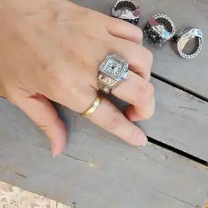 빈티지 커플 우정 손가락반지 시계반지 JbS7+2QCV