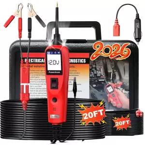 Autel PowerScan PS100 전원 회로 프로브 키트 - 12V 24V 자동차 시스템 진단 도구 20피트 연장 케이블이