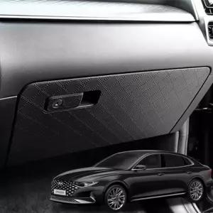 더뉴그랜져 가죽 글로브박스커버 스크래치방지 자동차 다시방 몰딩