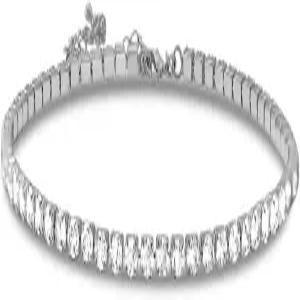 레이어드 체인 목걸이 상어 이빨 디자인 태슬 화이트 라인스톤 초커 여성 패션용