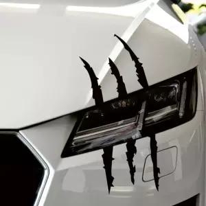 희망s 스크래치 눈썹 포인트 차량용 스티커 diy 뒷유리 자동차 셀프