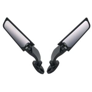 가와사키 닌자 용 수정 바이크 오토바이 미러 250 300 400 650 H2 H4 조정 가능 회전 윈드 스위블 윙 사이