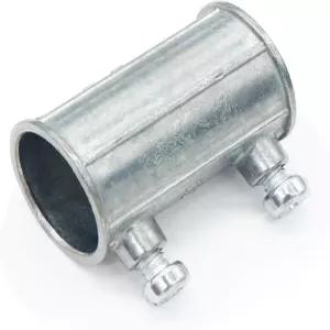 Qlvily 30피스 EMT 도관 세트 나사 커넥터 1/2인치 아연 다이캐스트 전기 피팅 커플링