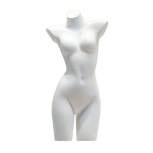 토르소 마네킹 남녀 마네킨 사선 가게 흰색 의류매장 속옷 우레탄 수영복 사선어깨연체모