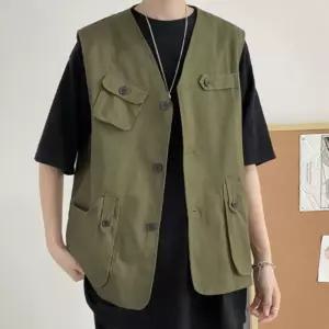 남여 조끼 베스트 외투 여름 캐주얼 옷 3컬러 등산쪼끼 낚시 망사쪼기