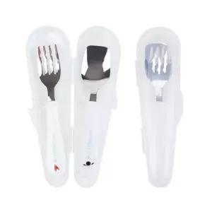 어린이 스푼 포크 케이스 세트 유치원 휴대용유아수저 아기 집수저 아이숟가락