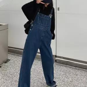 활동편한 멜빵바지 데이트룩 ld889 평상복 와이드 청