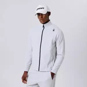 스파이더 남성 퍼포먼스 라이트 브러시 트랙탑 집업 SPJFCNFT202MLGR EDK946 RZK977