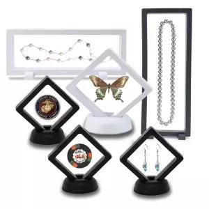 깨지지않는 주얼리 액자 암석표본 나비 주화케이스