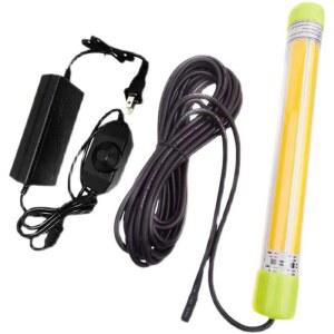 수중램프 미끼 LED 케미라이트 15m 그린 방수 보트 집어등 12v 조광