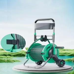 자동 이동식 바퀴 호스릴 달린 급수 물호스 호수감기 벽걸이 워터릴 카트