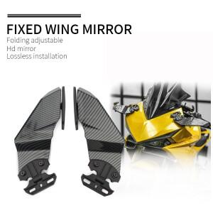 호환 CBR500R CBR 650R 바이크 오토바이 사이드 미러 Winglets Wind 조정 가능 회전
