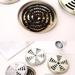 야외캠핑 모기향연소기 향케이스 돌기받침 해충퇴치 철제형모래 소대 트랩