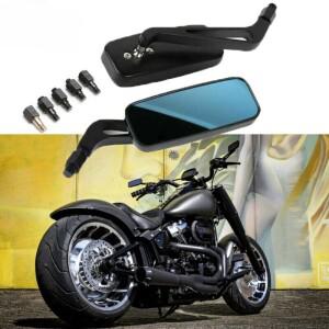 할리 바이크 오토바이 후면보기 미러 Dynorphin Softail Sportster Touring Electroplating 용 2pcs