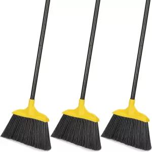 케판타 3팩 야외 빗자루 헤비 듀티 실내 상업용 54인치 코트야드 차고 레스토랑 로비 파티오 몰 마켓