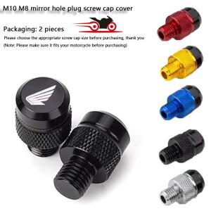 호환 CB1000 CB 750 호넷 SP 바이크 오토바이 액세서리 M8 M10 미러 홀 플매트 카펫 러그 캡 CB650R 600RR