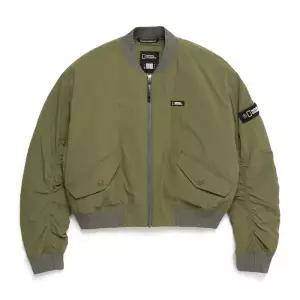 브랜드정품 내셔널지오그래픽 N244WPD020 여성 아나스 블루종 패딩 숏 점퍼 KHAKI 329126