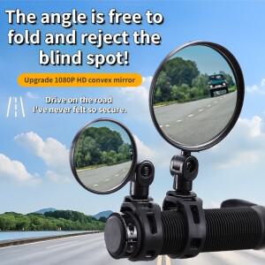바이크 오토바이 검토 거울 360 도 회전 보조 볼록 핸들