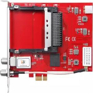 TBS6910SE DVB-S2X 듀얼 튜너 CI PCIe 카드