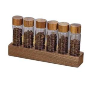 원두 찻잎 유리병 커피 용기 항아리 밀폐보관 커피보관 디스펜서 아이데이션 송출 6홀