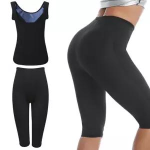 실내 야회 운동복 땀나는 나시 여자 세트 헬스장땀복 이너웨어 옷발열