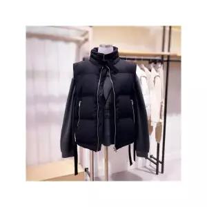 [시에로] SJ4JPFT609 하이넥 다운 지퍼 포인트 베스트_P414122957