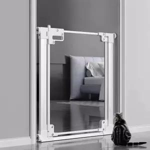 아크릴 울타리 애견 투명 고양이 펜스 강아지 안전문 팬스 몽땅