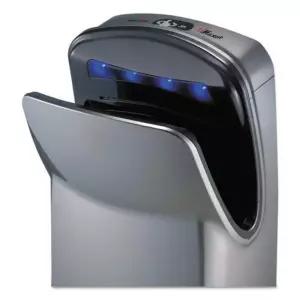 World Dryer V-649A VMax 수직형 핸드 드라이어 110-120V 실버 색상 고충격 ABS 커버