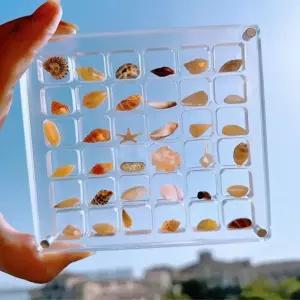 조개 케이스 보관함 비즈 네일 파츠 스톤 kk0106 쥬얼리 자개 악세사리
