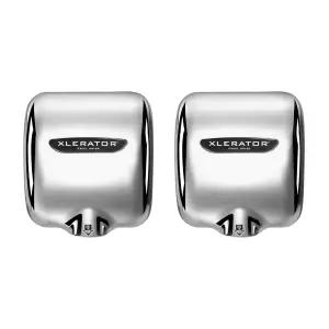 XLERATOR XL-SB 1.1N 고속 상업용 핸드 드라이어 브러시드 스테인리스 커버 엑셀 자동 센서 표면 장착 소음