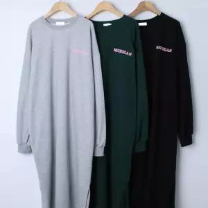 빅사이즈롱원피스 T889L502 시티플라워프린트원피스 BU (31421408A)