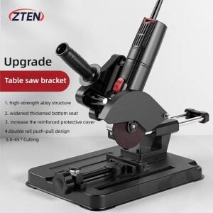고정밀 앵글 그라인더 스탠드 다기능 견고한 변환 테이블 톱 범용 브래킷 조절 가능