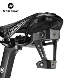 서쪽 자전거 물병 케이지 확장 마운트 안장 듀얼 병 랙 홀더 적응 기본 액세서리