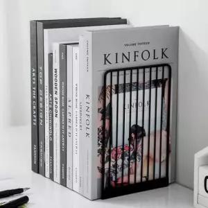 [문구] 철제 L자 책 정리 북엔드 블랙 서재 고정물품 책서랍 정리하기