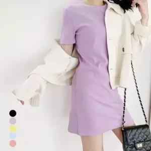 [의류] 미니원피스 데일리룩 반팔 컬라