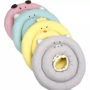 피부회복용 반려견 넥카라 고양이 그레이 S 부상방지링 피부회복