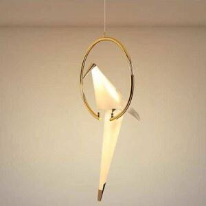 주방 조명등 새모양 펜던트 벽 LED 종이학 식탁등 램프 샹들리에