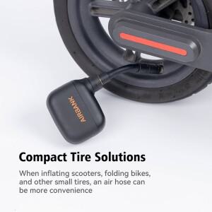 AS100 사이클링 액세서리 용 Airbank 연장 튜브 자전거 펌프 에어 호스 밸브 어댑터