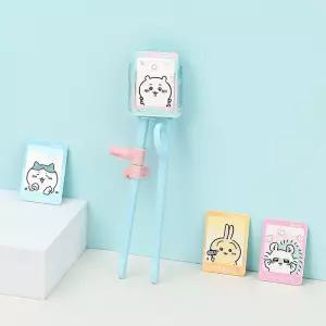 먼작귀 카드체인지 교정젓가락 1단계(콰트로)식기 이유 아동 유아 수저케이스 멀티 세트 캐릭터 용품