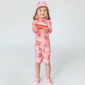 요바프 체온보호 키즈수트 래쉬가드 / 워터멜론