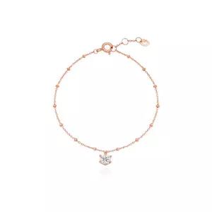 [롯데백화점]티르리르 볼 체인 라운드 큐빅 실버핑크 팔찌 TBSSVP10672M