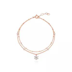 [롯데백화점]티르리르 스페셜 볼 체인 실버핑크 팔찌 TBSSVP10681M