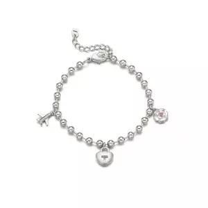 [롯데백화점]티르리르 러브 마이 시티 제주 패션화이트 팔찌 TBSBRW13398M