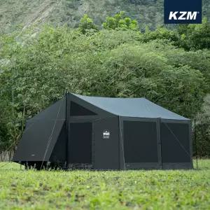 카즈미 와이즈 타프쉘 타프스크린 단체캠핑 텐트 그늘막 블랙