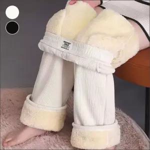 코듀로이 융털안감 일자핏 여자 기모팬츠 겨울바지 lmO6+5EDY