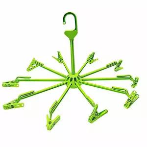 국산 IYX011X0 양말 속옷 빨래집게 걸이 건조대 중형 10구 빨래줄 수건 모빌 행거