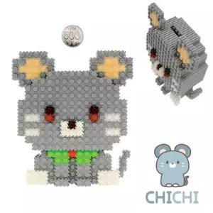 이지 툭툭블럭 12띠 동물 저금통 쥐재미있는 놀이 완구 아이들이좋아하는 만들기 블록 소품 용돈