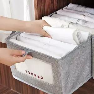 오픈형 VNK409B2 패브릭 정리함 수납 리빙박스 옷정리 언더베드